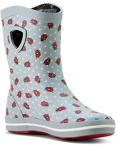 Ariat Boys' Kelmarsh Lady Bug Print Rubber Boots