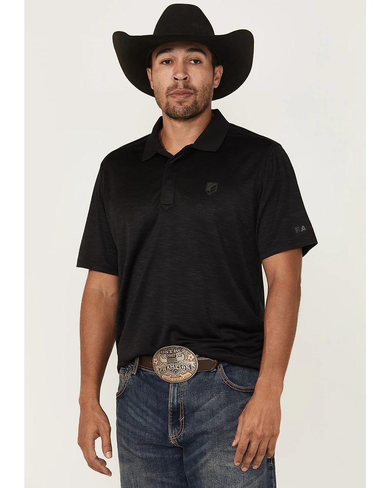 RANK 45® Men's Heeler Solid Short Sleeve Polo