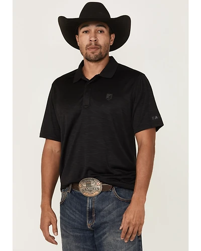 RANK 45® Men's Heeler Solid Short Sleeve Polo