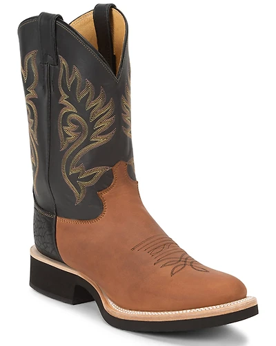 Justin Men's Paluxy Tekno Crepe Cowboy Boots - Round Toe