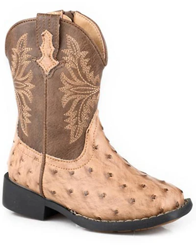 Roper Toddler Boys' Jed Western Boots - Broad Square Toe