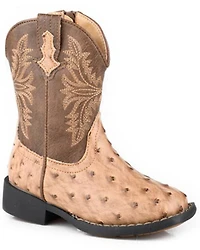 Roper Toddler Boys' Jed Western Boots - Broad Square Toe