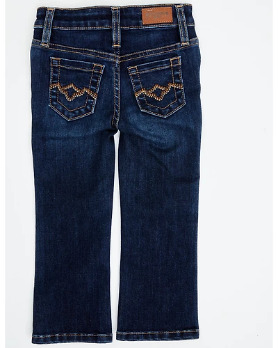Shyanne Toddler Girls' Dark Wash Stretch Bootcut Riding Jeans