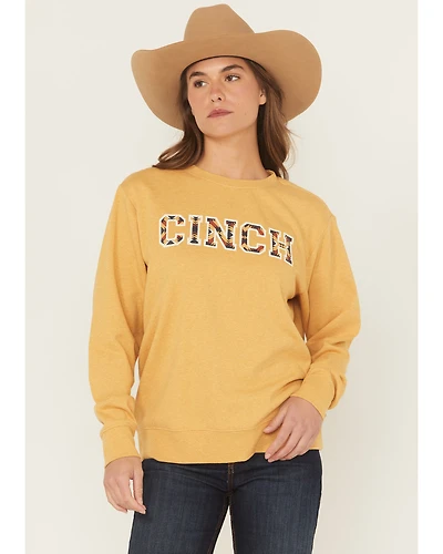 Cinch Women's Logo Graphic Crewneck