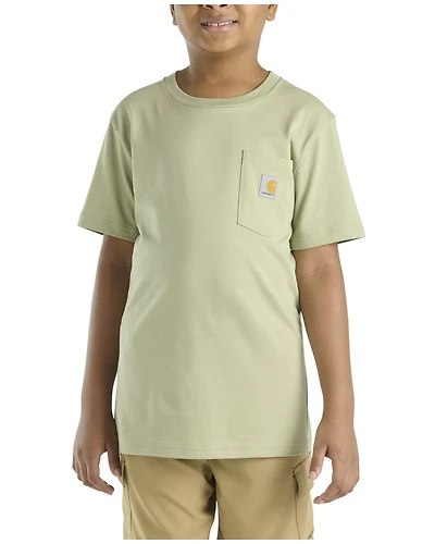 Carhartt Little Boys' Solid Short Sleeve Pocket T-Shirt