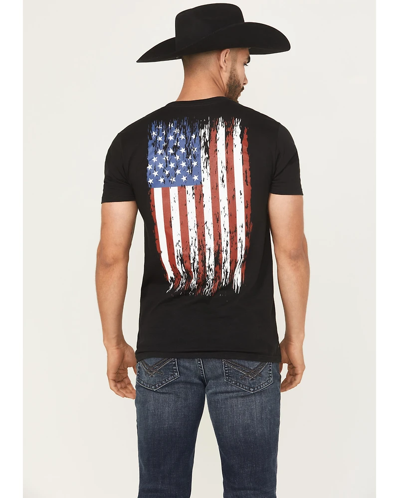 Howitzer Men's Americana Short Sleeve Graphic Muscle T-Shirt