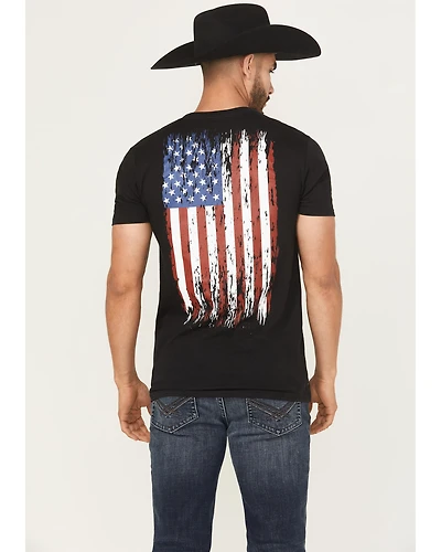 Howitzer Men's Americana Short Sleeve Graphic Muscle T-Shirt