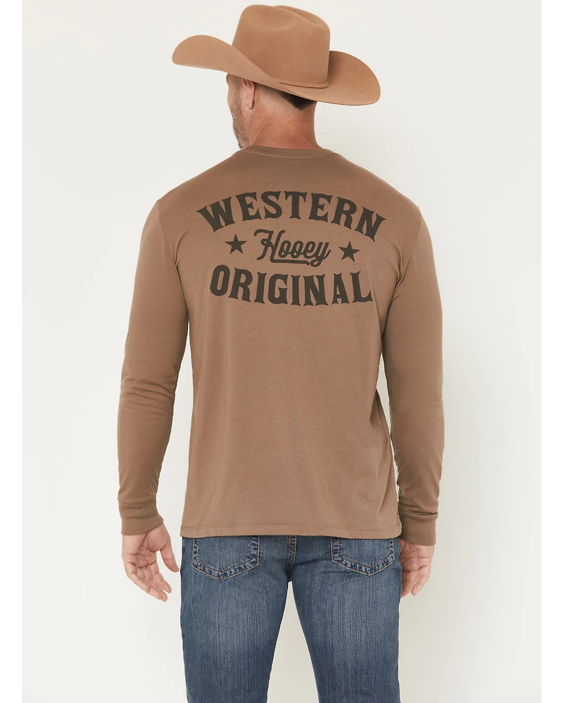 Hooey Men's Knockout Long Sleeve Graphic T-Shirt