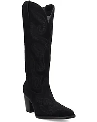 Dingo Women's Evita Tall Suede Western Boots - Snip Toe