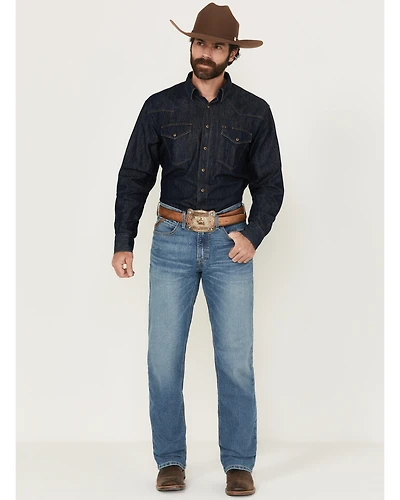 Ariat Men's M2 Prince Arcadia Medium Wash Relaxed Bootcut Stretch Denim Jeans