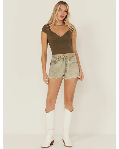 Levi's Women's 501 Original High Rise Denim Shorts