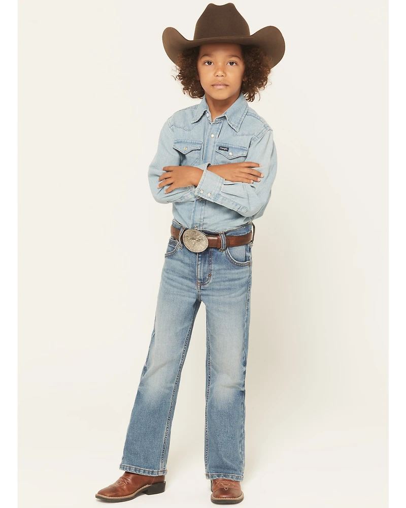 Wrangler 20X Little Boys' Wright 42 Vintage Bootcut Stretch Denim Jeans