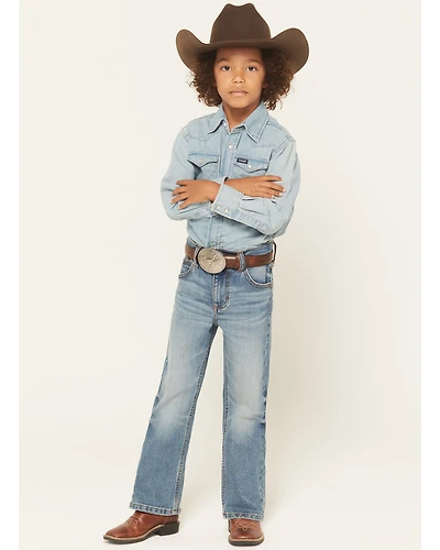 Wrangler 20X Little Boys' Wright 42 Vintage Bootcut Stretch Denim Jeans