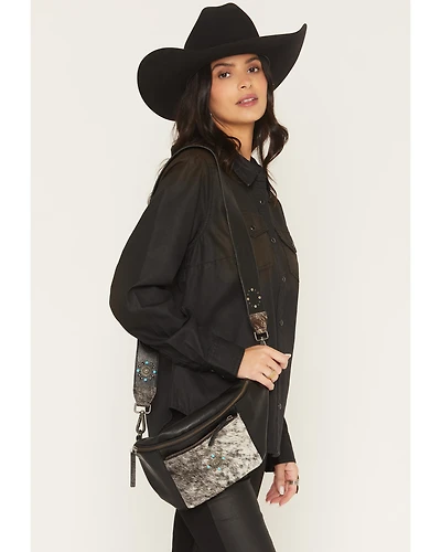 Shyanne Women's Winslow Hairon Concho Sling Bag