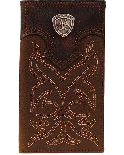 Ariat Men's Rodeo Bi-Fold Checkbook Wallet