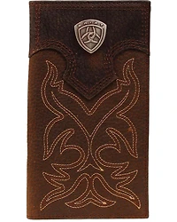 Ariat Men's Rodeo Bi-Fold Checkbook Wallet