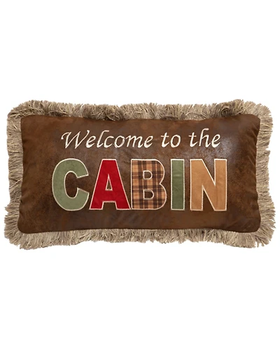 Carstens Home Welcome To The Cabin Pillow