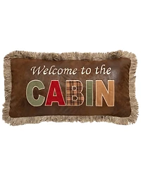 Carstens Home Welcome To The Cabin Pillow