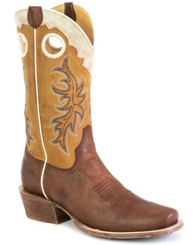 Roper Men's Ride Em' Cowboy Western Boots - Square Toe