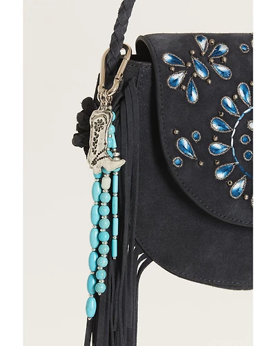 Shyanne Women's Beaded Fringe Boot Bag Charm