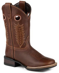 Roper Little Boys' James Western Boots - Broad Square Toe