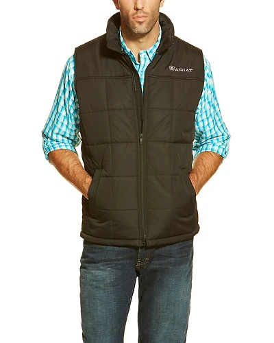 Ariat Men's Crius Poly Fill Zip Front Vest - Tall