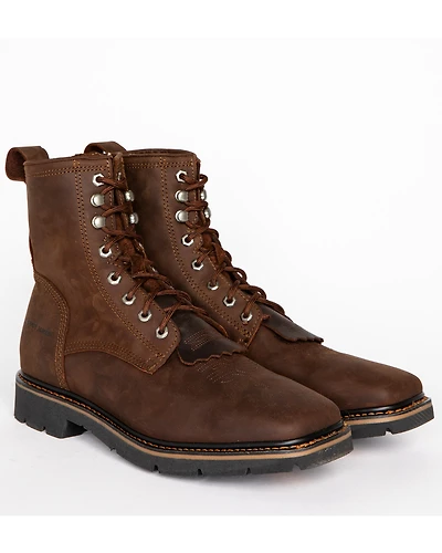 Cody James Men's Mustang Lace-Up Kiltie Work Boots - Soft Toe