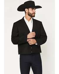 Cody James Black 1978™ Men's Solid Snap Cropped Sportcoat