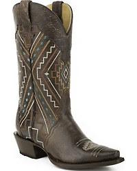 Roper Women's Southwest Square toe Western Boots