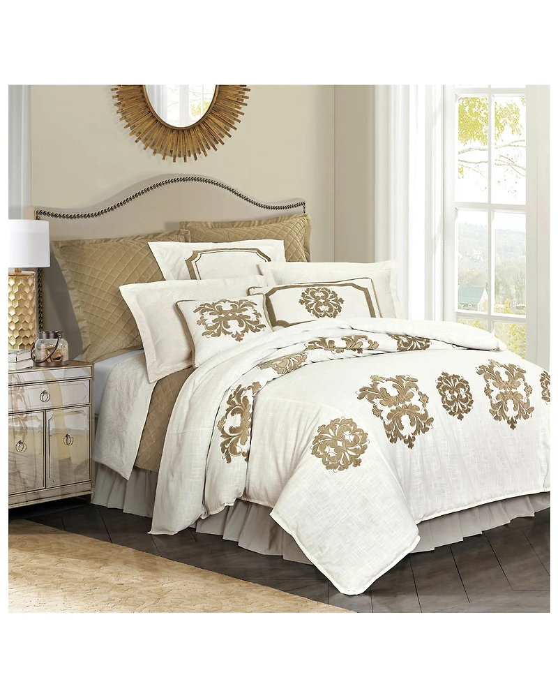HiEnd Accents Super Queen Madison Linen Duvet