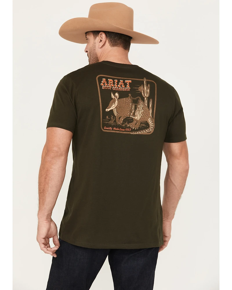 Ariat Men's Armadillo on a Half Shell Short Sleeve Graphic T-Shirt