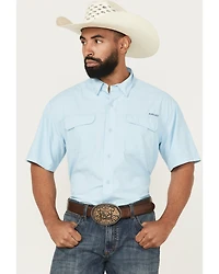 Ariat Men's VentTEK Solid Outbound Short Sleeve Button-Down Shirt - Big