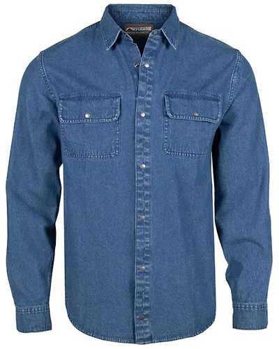 Mountain Khakis Men's Austin Medium Wash Long Sleeve Snap Denim Shirt