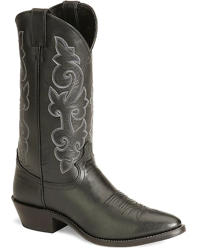 Justin Men's London Calfskin Western Boots - Round Toe