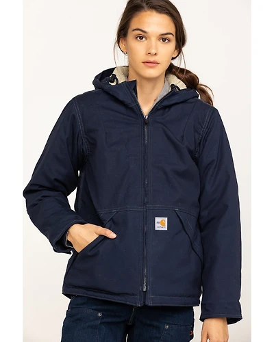 Carhartt Women's FR Full Swing Quick Duck Sherpa-Lined Jacket