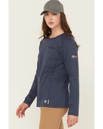 Ariat Women's FR Air Crew Long Sleeve Work Tee