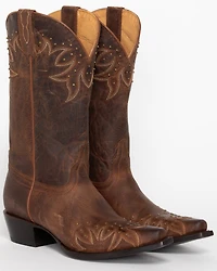 Shyanne Women's Studded Wing Tip Cowgirl Boots - Snip Toe
