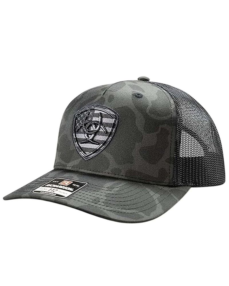 Ariat Men's Camo Logo Ball Cap