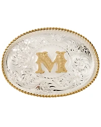 Montana Silversmiths Initial M Western Buckle