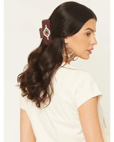 Idyllwind Women's Shauna Southwestern Seed Bead Hairclip