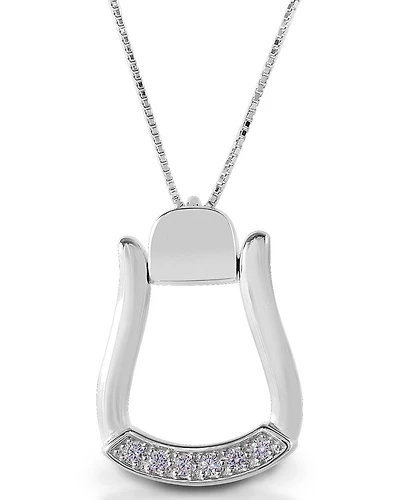 Kelly Herd Women's Large Stone Base Oxbow Stirrup Necklace