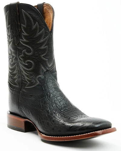 Cody James Men's Exotic Full Quill Ostrich Western Boots - Broad Square Toe