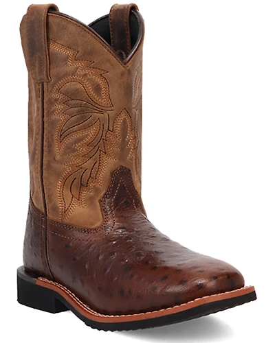 Dan Post Boys' Jet Western Boots - Broad Square Toe
