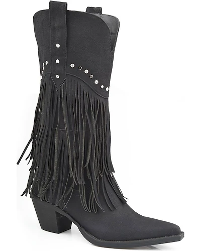 Roper Women's Fringe Western Boots