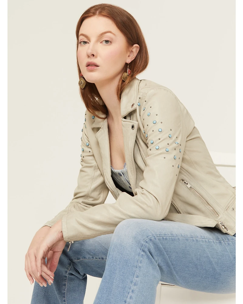 Mauritius Leather X Boot Barn Women's Cassidy Studded Jacket