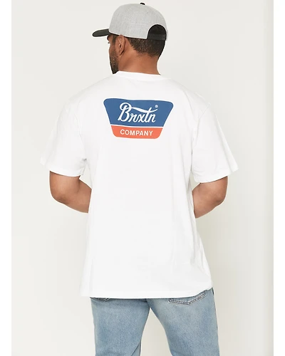 Brixton Men's Boot Barn Exclusive Linwood Logo Short Sleeve Graphic T-Shirt