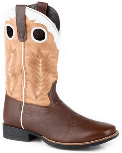 Roper Boys' James Performance Western Boots - Square Toe