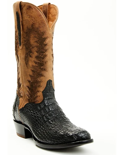 El Dorado Men's Exotic Alligator Western Boots - Round Toe