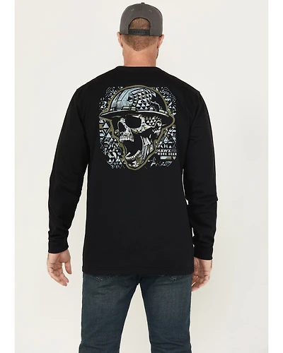 Hawx Men's FR Scream Long Sleeve Graphic Work T-Shirt