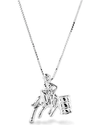 Kelly Herd Women's Small Barrel Racing Pendant Necklace